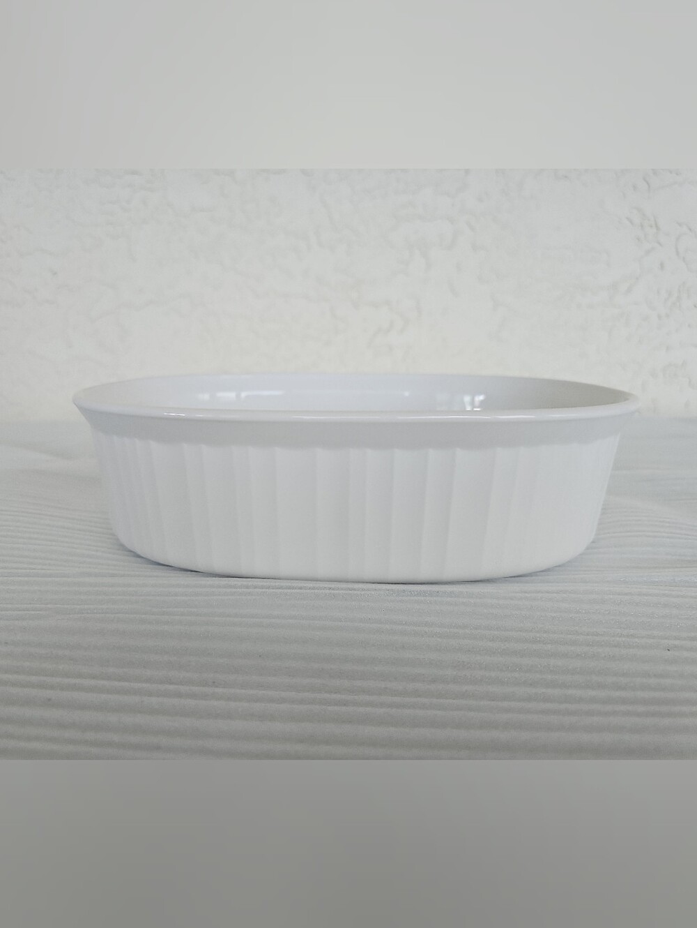 CorningWare French White Oval Casserole Dish 2.8 Liter No Lid F-2-B